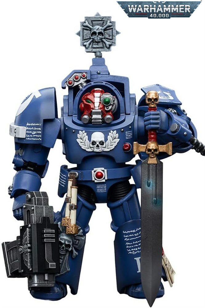 Фигурка подвижная Ultramarines Terminators Sergeant Terconon 1/18