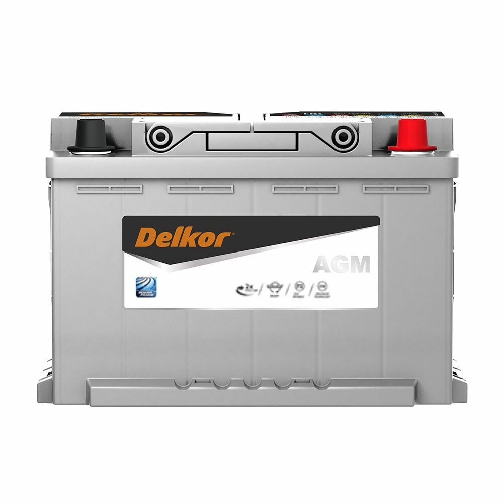 Автомобильный аккумулятор Delkor AGM 80Ач R+ EN800A 315x175x190 B13