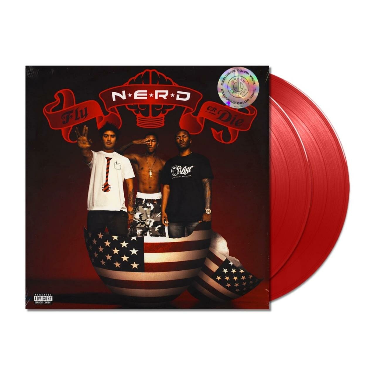 Виниловая пластинка N.E.R.D - Fly Or Die (Red)