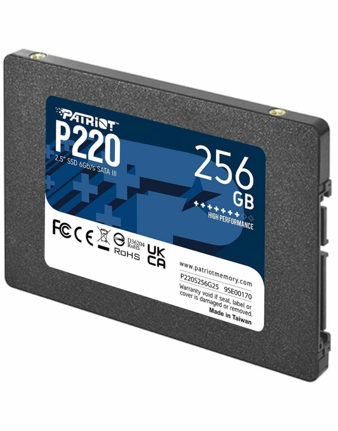 Твердотельный накопитель SSD Patriot P220 SSD 256Gb (P220S256G25)