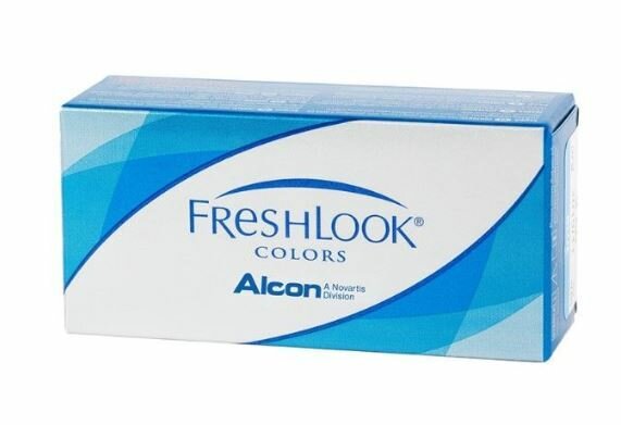 Цветные контактные линзы FreshLook Colors Green, -3/8,6 в наборе 2шт Alcon 2161868 .