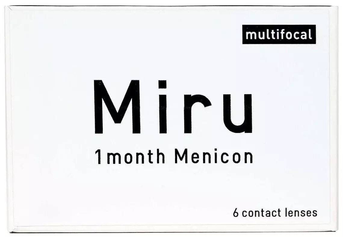 Menicon Контактные линзы Miru 1month Multifocal Add Low/14.2/8.6/6шт/-5.25