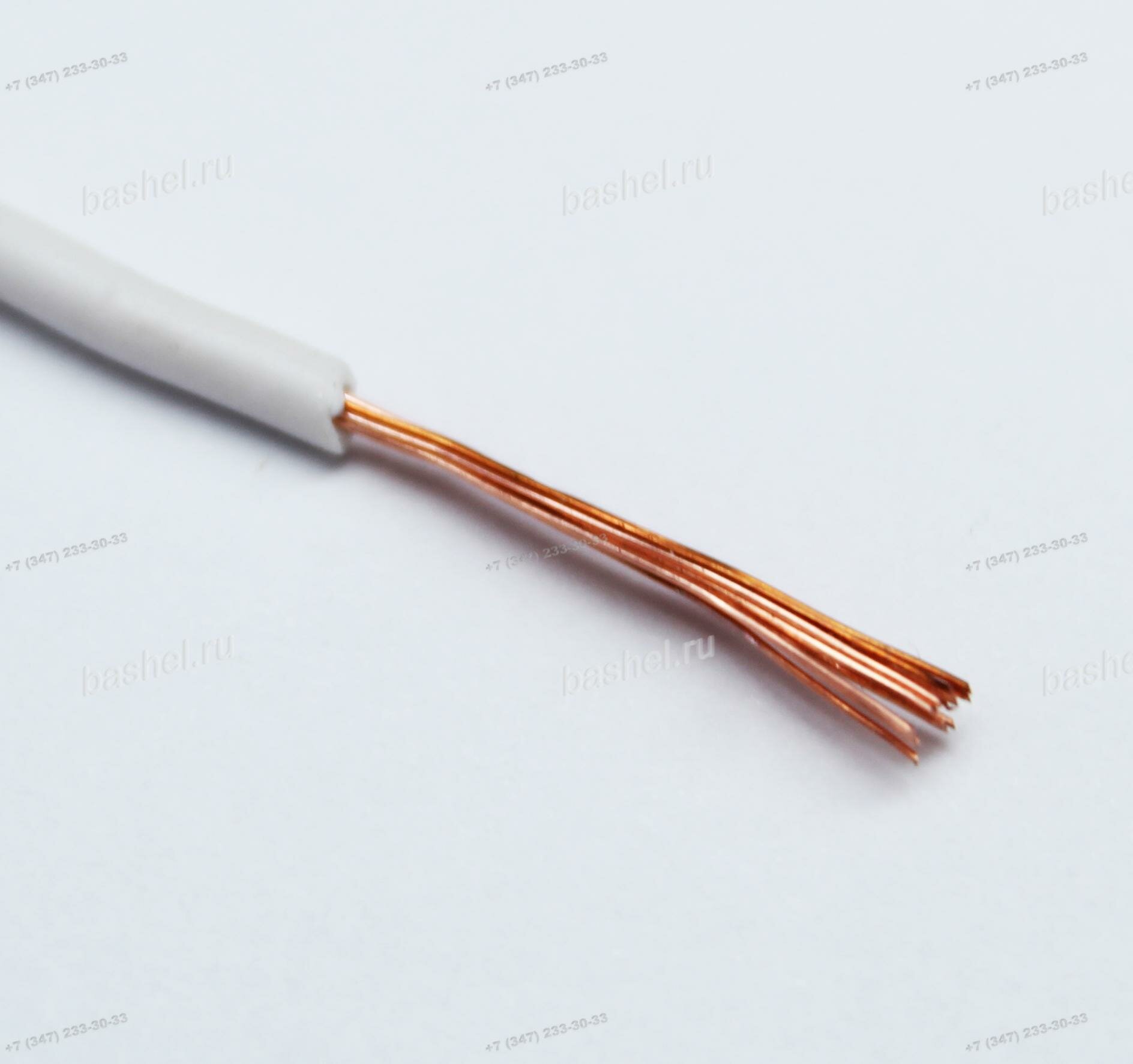 фото Провод термостойкий ПРКА-0,75 кв.мм электротовар