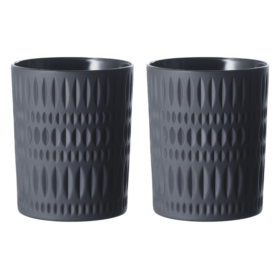 фото Набор стаканов для виски Nachtmann ETHNO 305 мл, 2 шт, стекло хрустальное, черный матовый, п/к