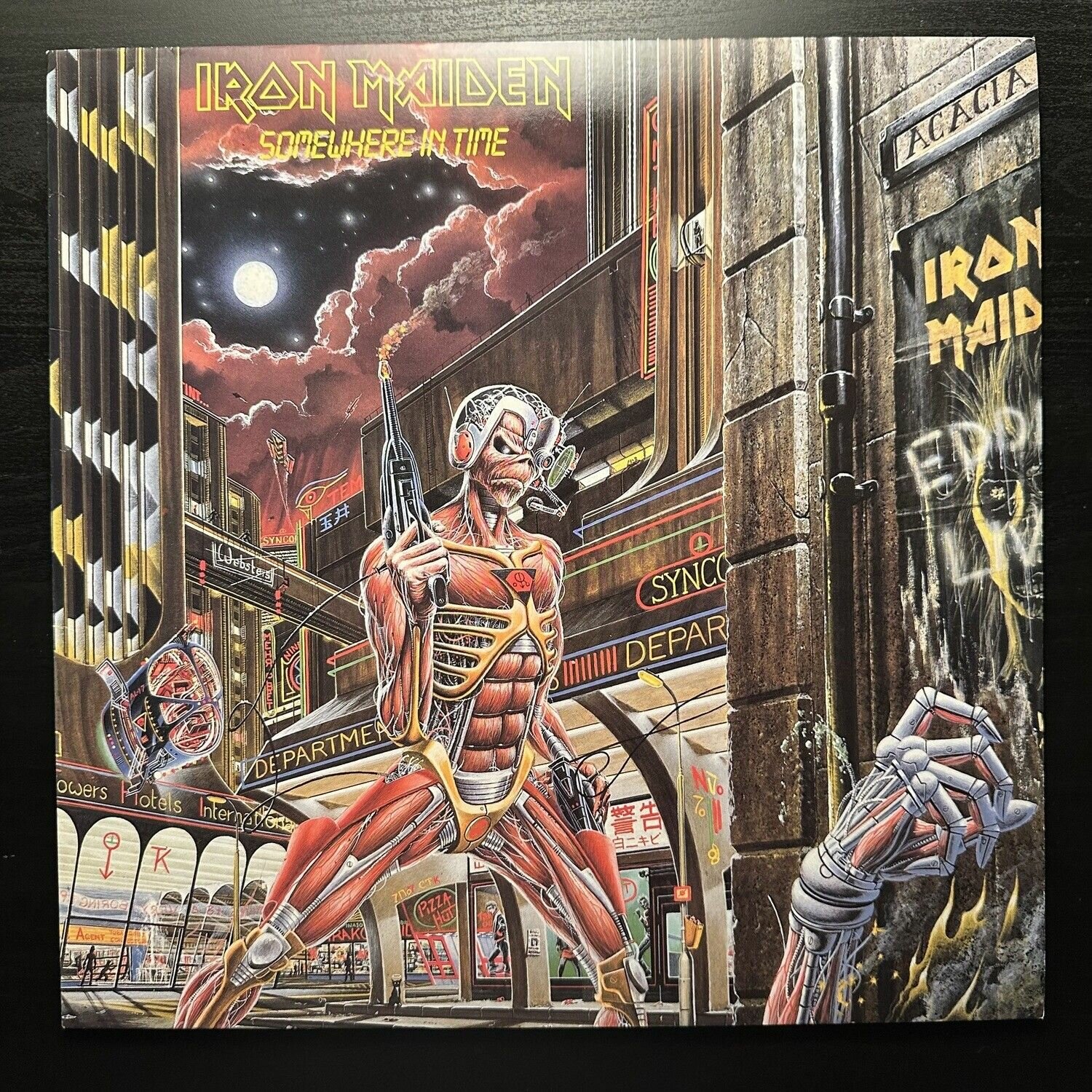 Виниловая пластинка Iron Maiden - Somewhere In Time (Европа 1986г.)