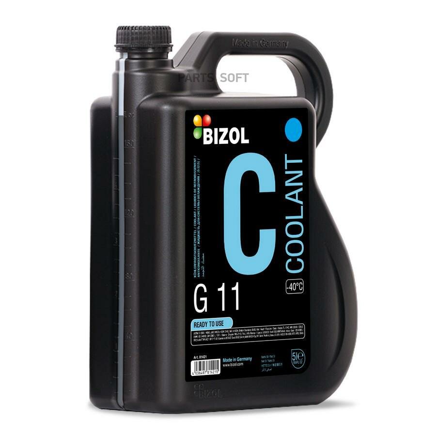 BIZOL 81421 Антифриз Coolant G11(-40) (5)