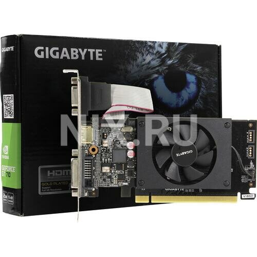 Видеокарта GIGABYTE GeForce GT 710 2GB (GV-N710D3-2GL) rev 2.0