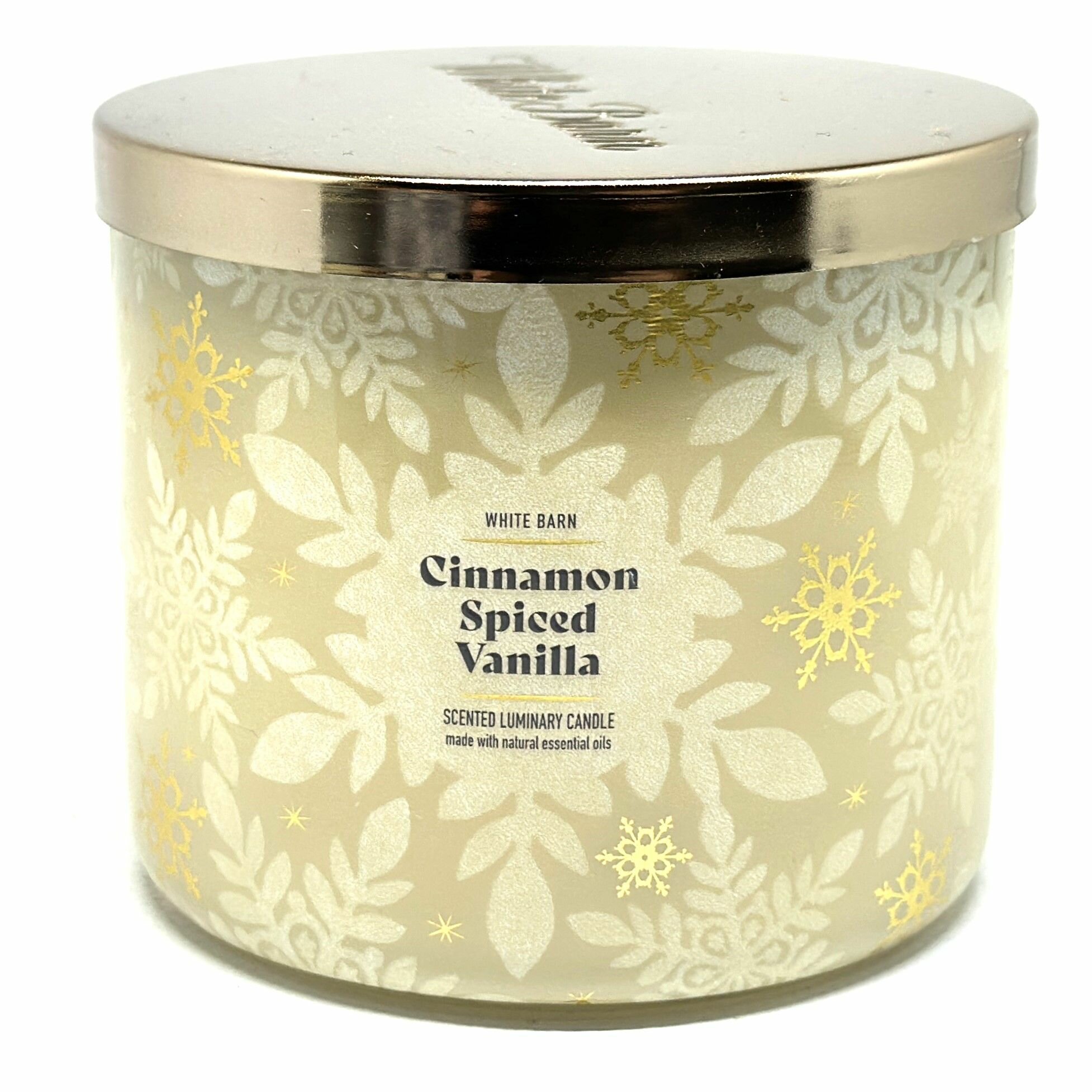 фото Bath and Body Works свеча ароматическая с 3-мя фитилями Cinnamon Spiced Vanilla
