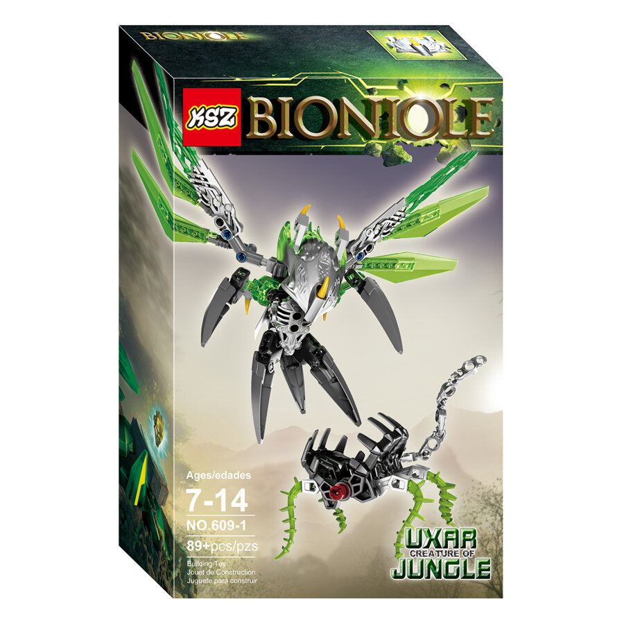 Фигурка сборная / конструктор Bionicle / Уксар Тотемное животное Джунглей / 89 деталей