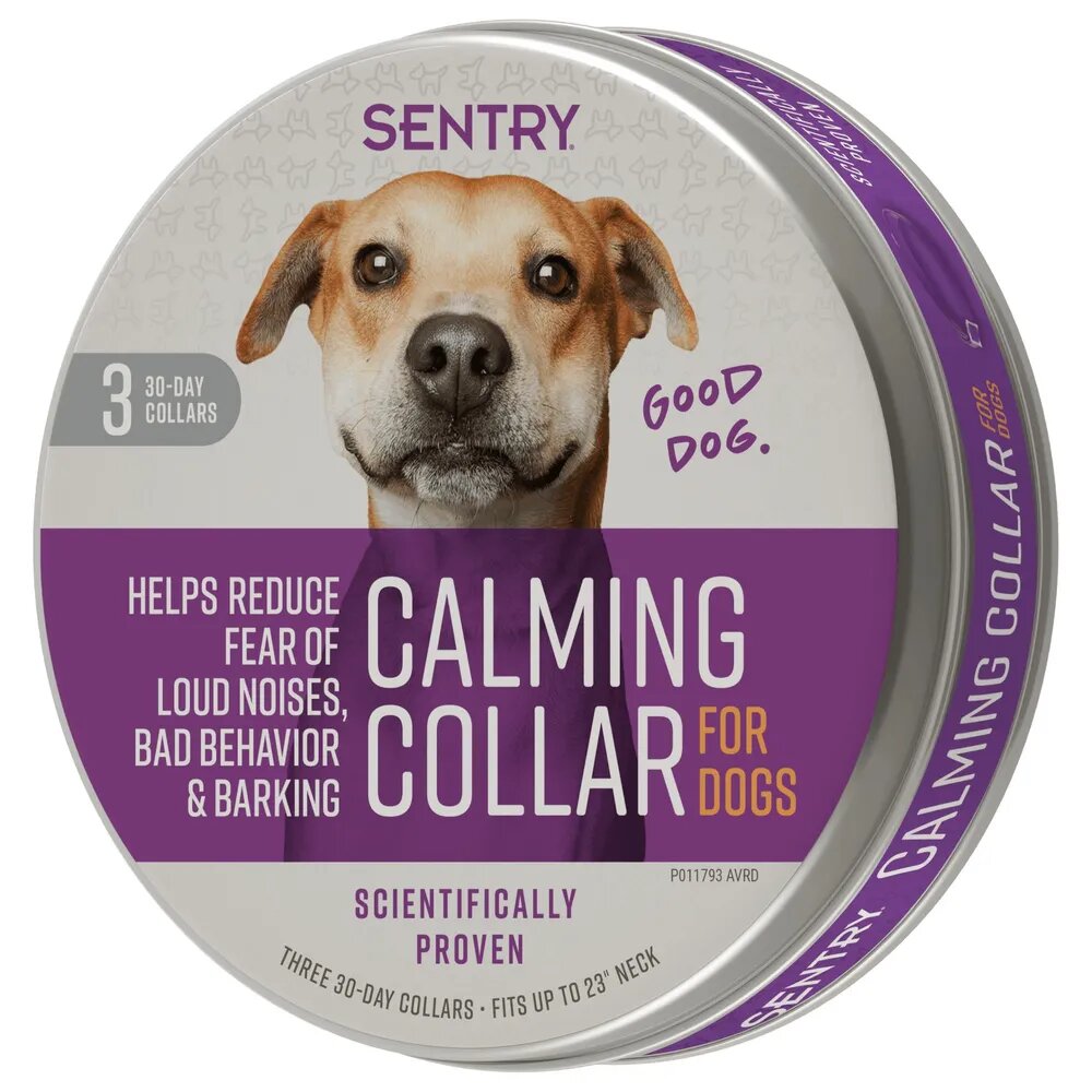 Ошейники для собак NEW SENTRY Calming Collar успокаивающий с феромонами, 3 штуки в упаковке