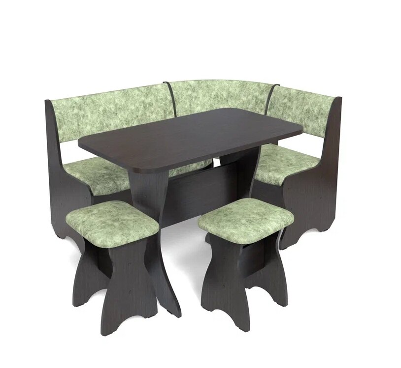 фото Кухонный уголок Betel тюльпан-однотон венге , В.мохито