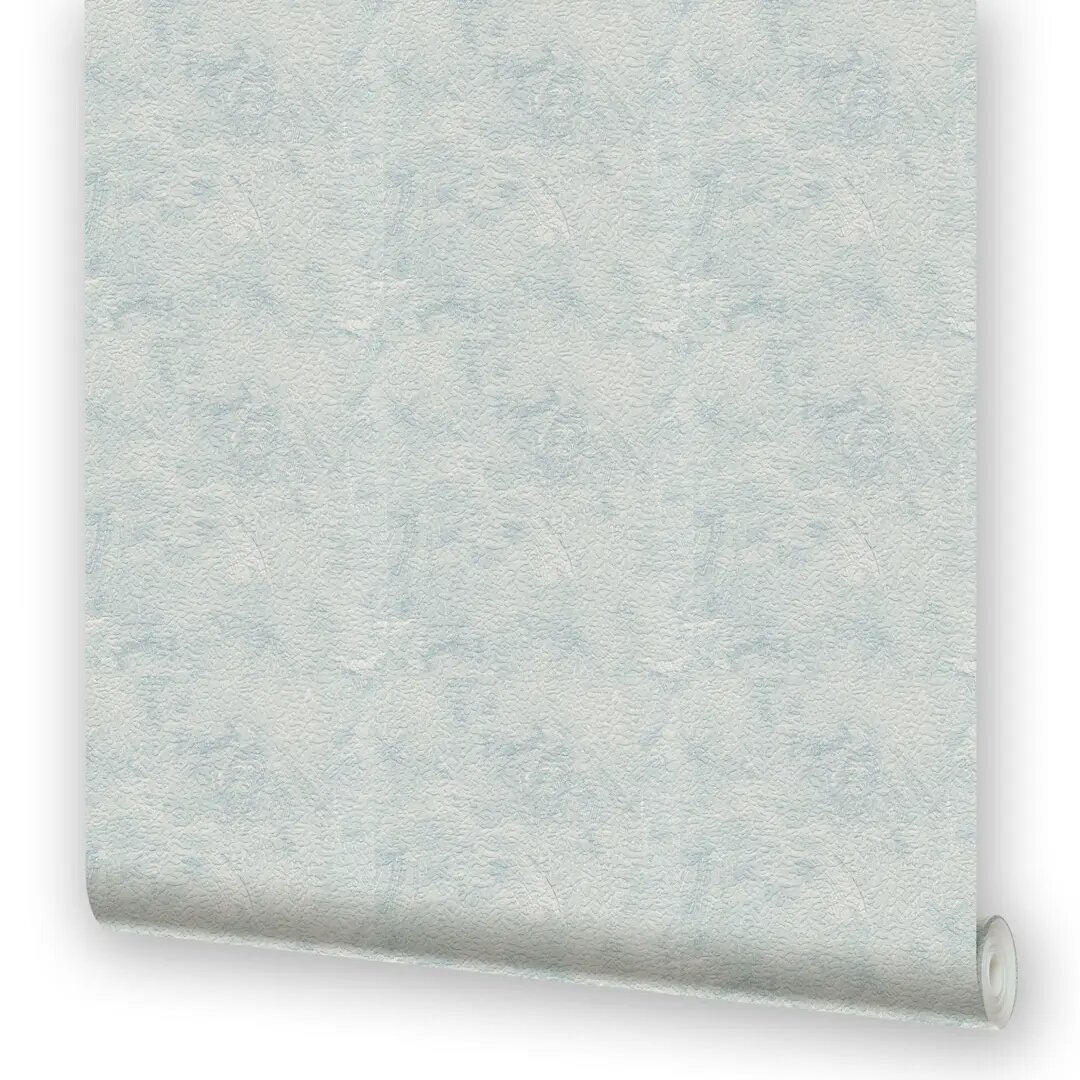 фото Обои бумажные Московская Обойная Фабрика Марс голубые 0.53 м