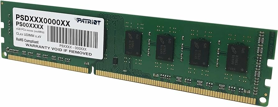 Память DDR 3 DIMM 4Gb PC12800, 1600Mhz, CL11 PATRIOT Signature PSD34G160081B