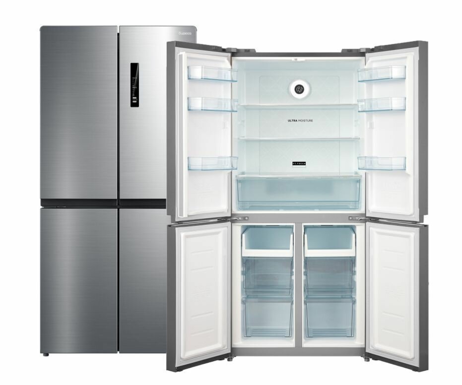 Холодильник БИРЮСА CD 466I 450л нержавеющая сталь - фотография № 1