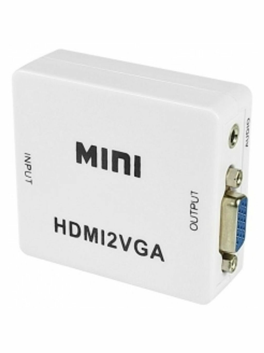 Конвертер видеосигнала HDMI в VGA c аудио кабелем