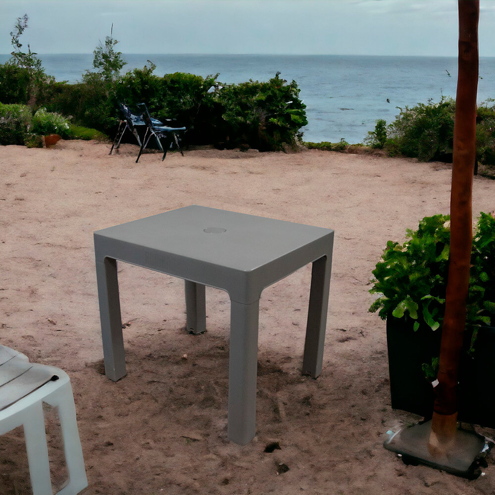 фото Стол складной пластиковый Adrianoplast капучино 395х480х75 мм прямоугольный (Р6059КАП)