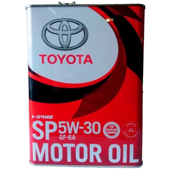 Масло моторное TOYOTA Motor oil SP/GF-6 5W-30 синтетическое 4 л 08880-13705