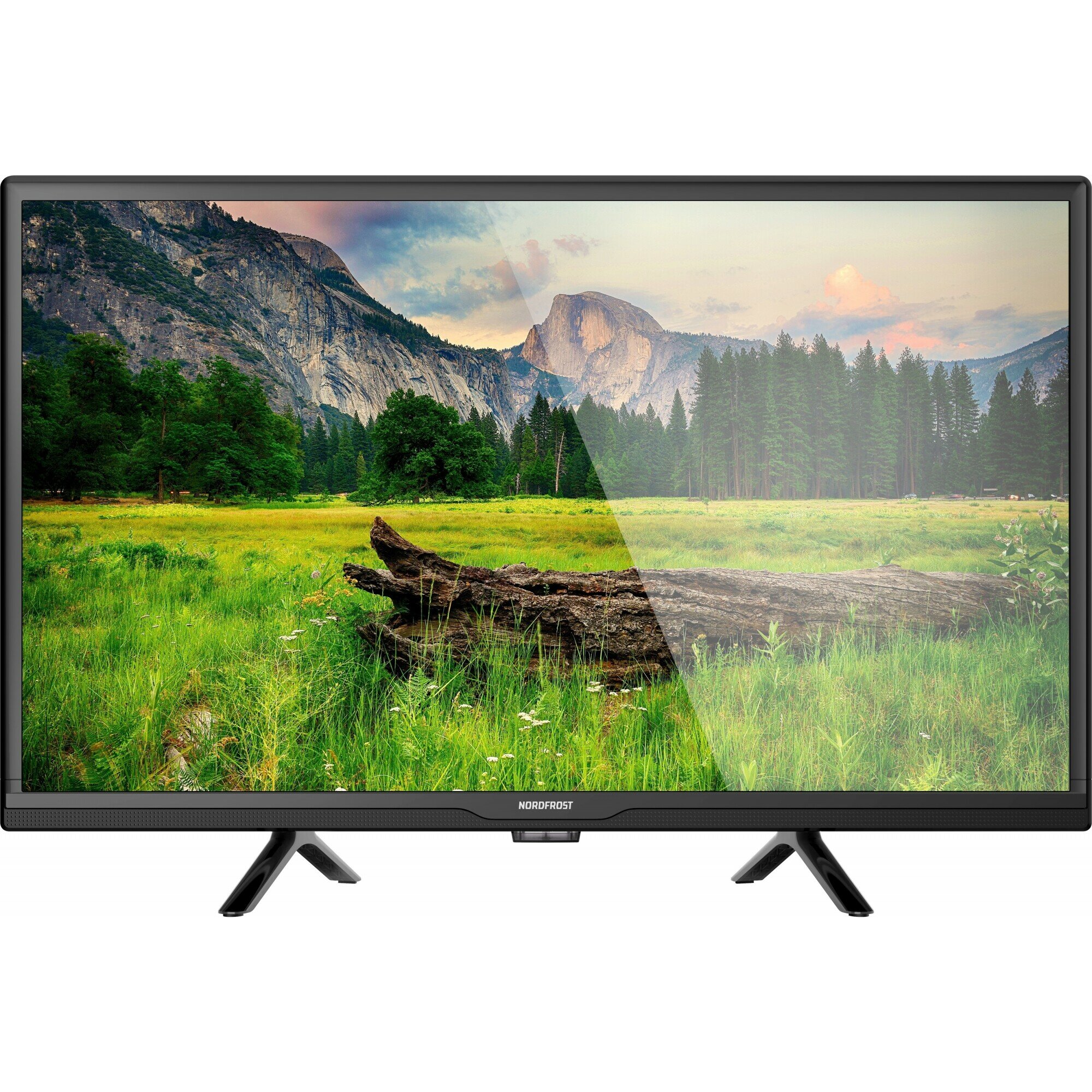 Телевизор NORDFROST Y 2401 HD-R, 24 дюйма, HD, Smart TV, голосовое управление Алиса, Wi-Fi, черный