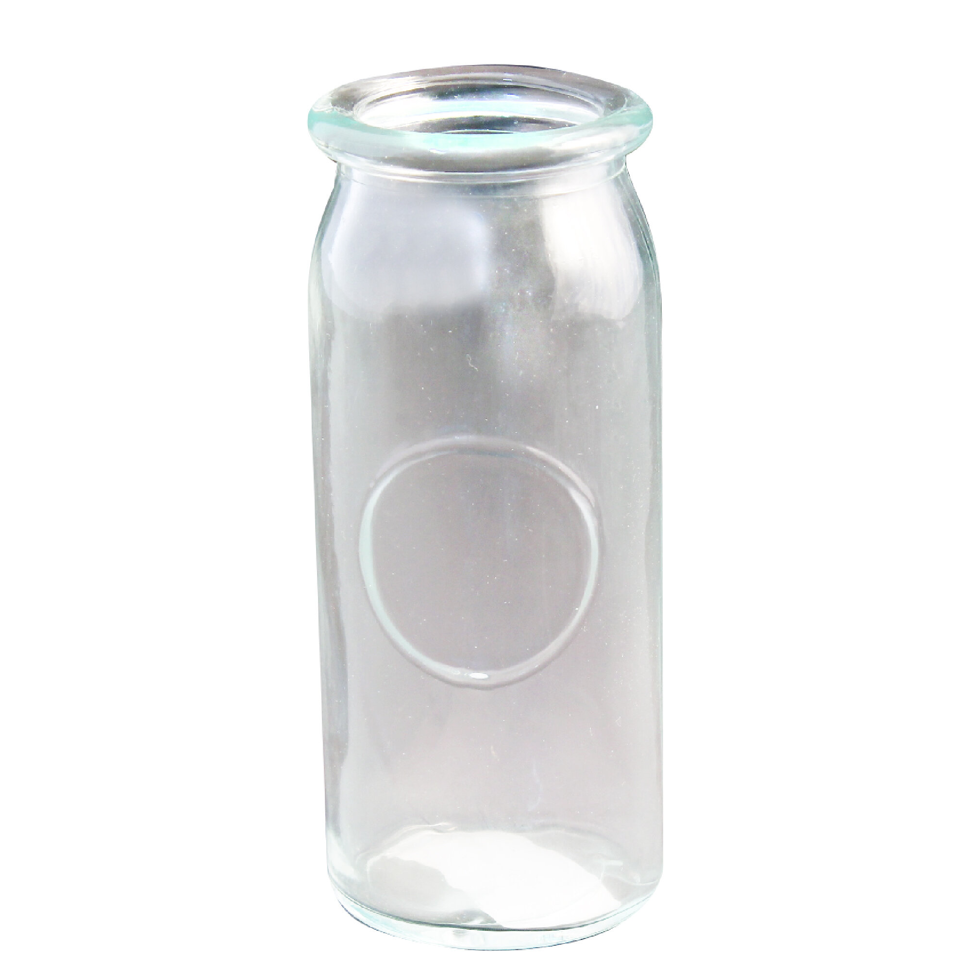 фото Ваза NiNaGlass проз.крш.сер