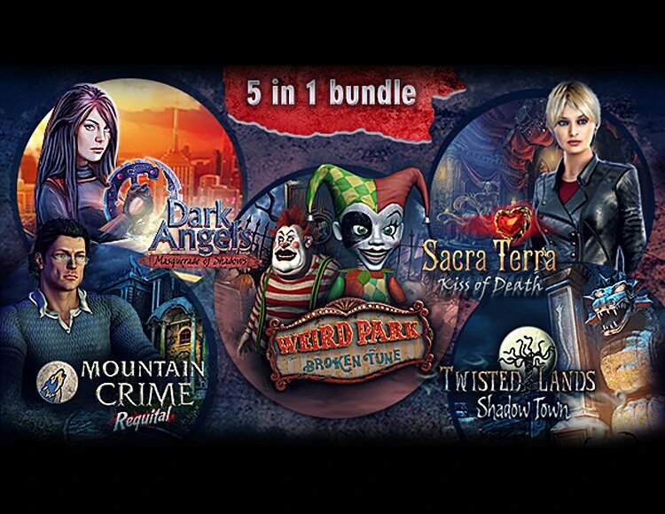 Hidden Object 5-in-1 Bundle электронный ключ PC Steam