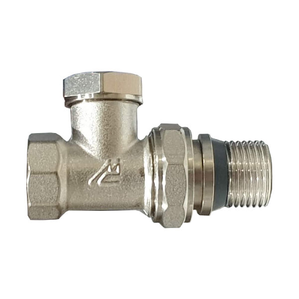 фото Клапан запорный радиаторный прямой с уплотнительным кольцом 1/2 MC THERMA Q