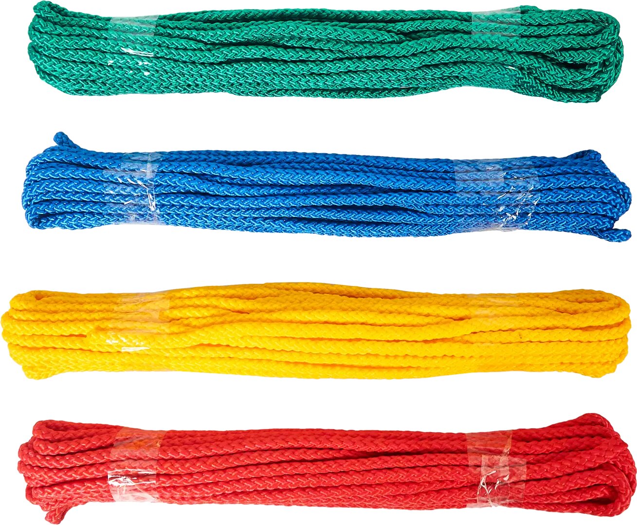 Веревка без сердечника полипропиленовая 6 мм цвет разноцветный 10 м/уп.