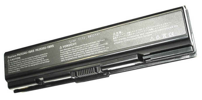 Аккумуляторная батарея усиленная для ноутбука Toshiba PA3534U-1BAS 10.8V (8800mAh)