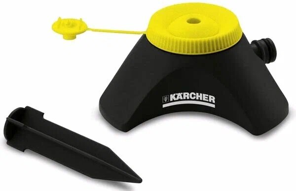 Дождеватель круговой Karcher CS 90 с дополнительной насадкой и дополнительной пикой для орошения узк