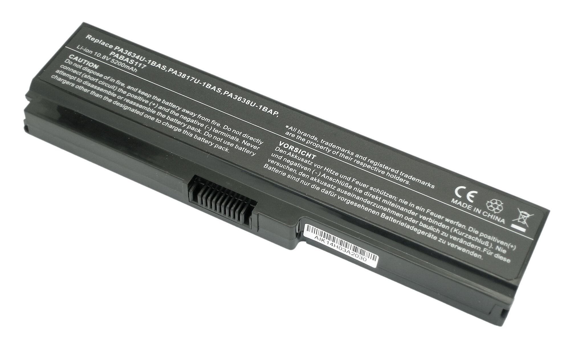 Аккумуляторная батарея для ноутбука Toshiba Dynabook SS 4400mAh