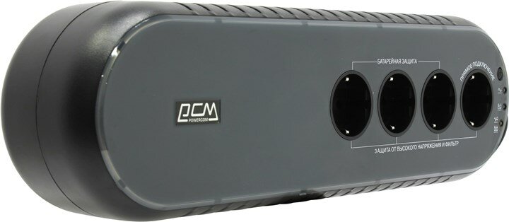 Источник бесперебойного питания Powercom WOW 850U USB UPSMON