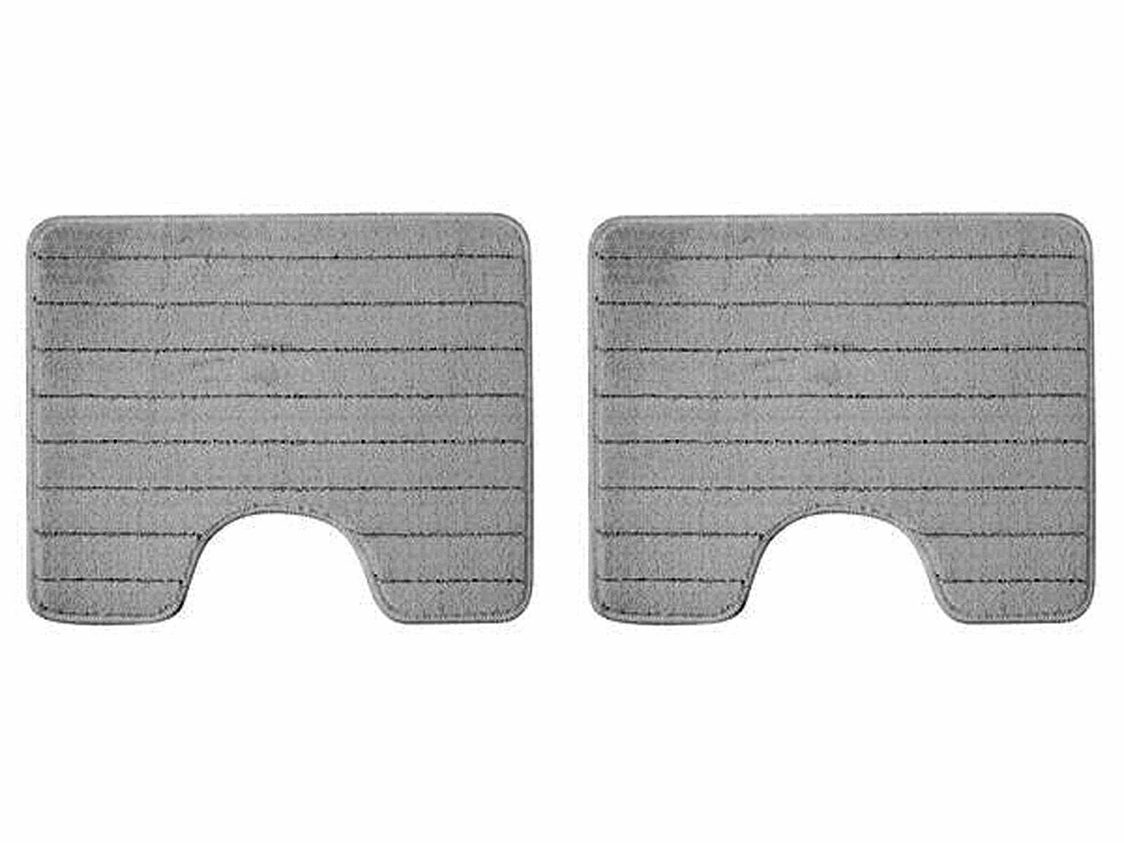 фото Коврик для туалета белый 50х60 см Fora Wave White (FOR-PP-WAV50-60W) (2 шт.)