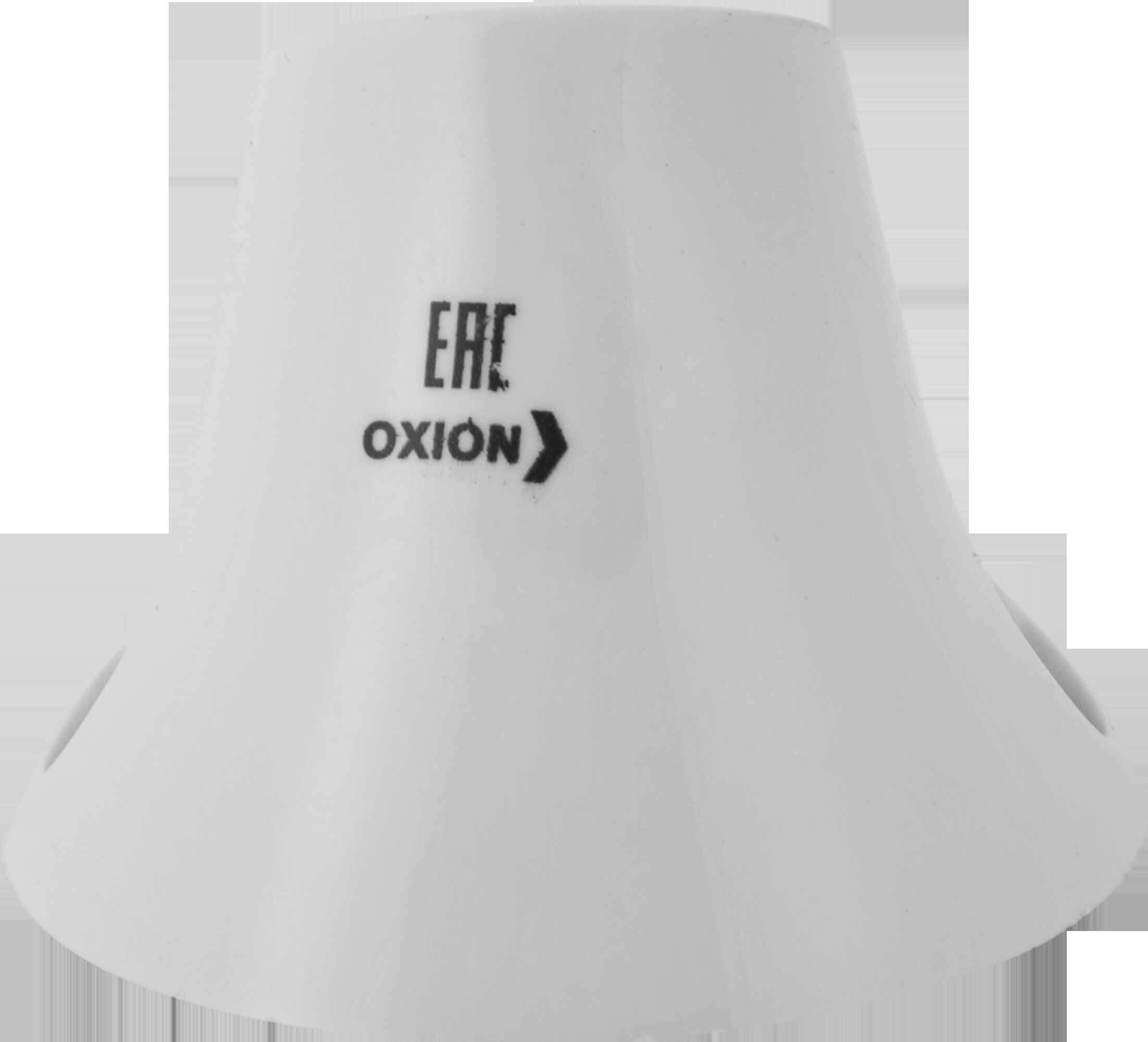 Патрон-стойка пластиковая Oxion E27 наклонная цвет белый