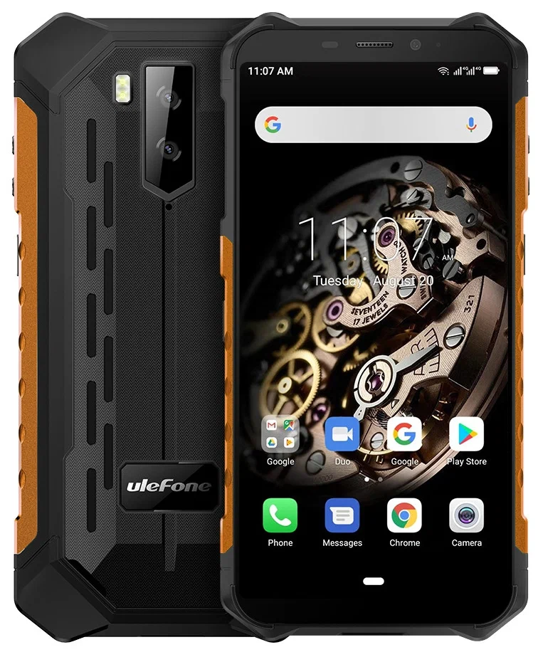 Ulefone Смартфон Ulefone Armor X5 3/32GB (Оранжевый, 32 ГБ, 3 ГБ)