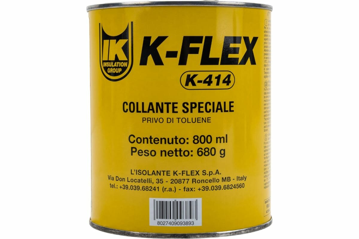 Клей для теплоизоляции K-FLEX 0.8 л K 414 850CL020003