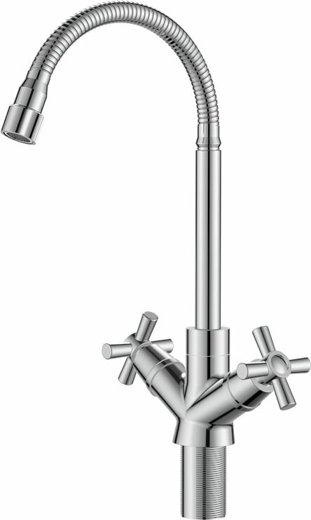 фото Смеситель для кухни с гибким изливом VODA ARMANDO