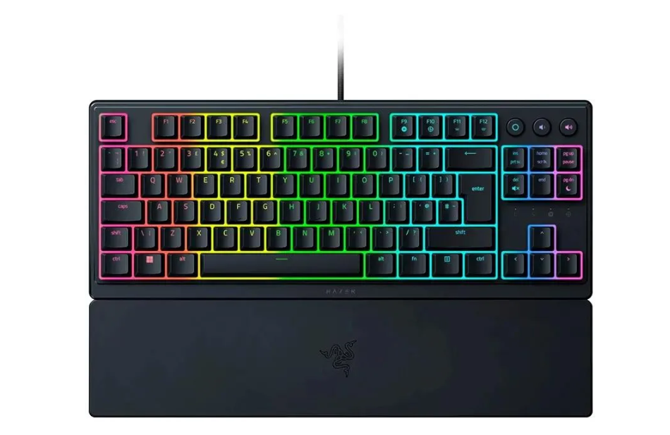 Клавиатура Razer Ornata V3 Tenkeyless USB c подставкой для запястий черный [rz03-04880100-r3m1]