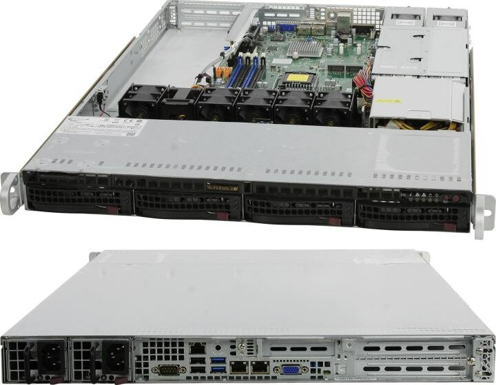 Сервер в корпусе высотой 1U Никс sS6000/1U Z0772838 Xeon E 2234/32 ГБ/2 x 1 Тб HDD/Aspeed AST2500 /Windows 10 Профессиональная