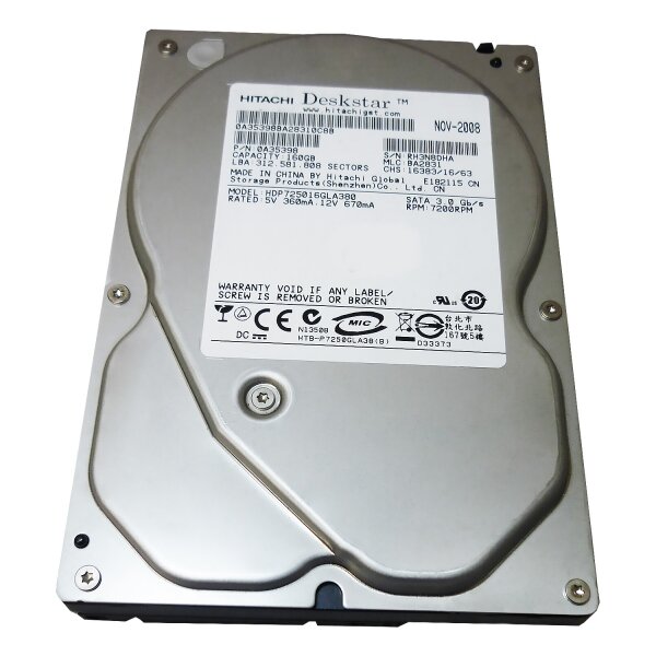 160 ГБ Внутренний жесткий диск Hitachi 0A35398 (0A35398)