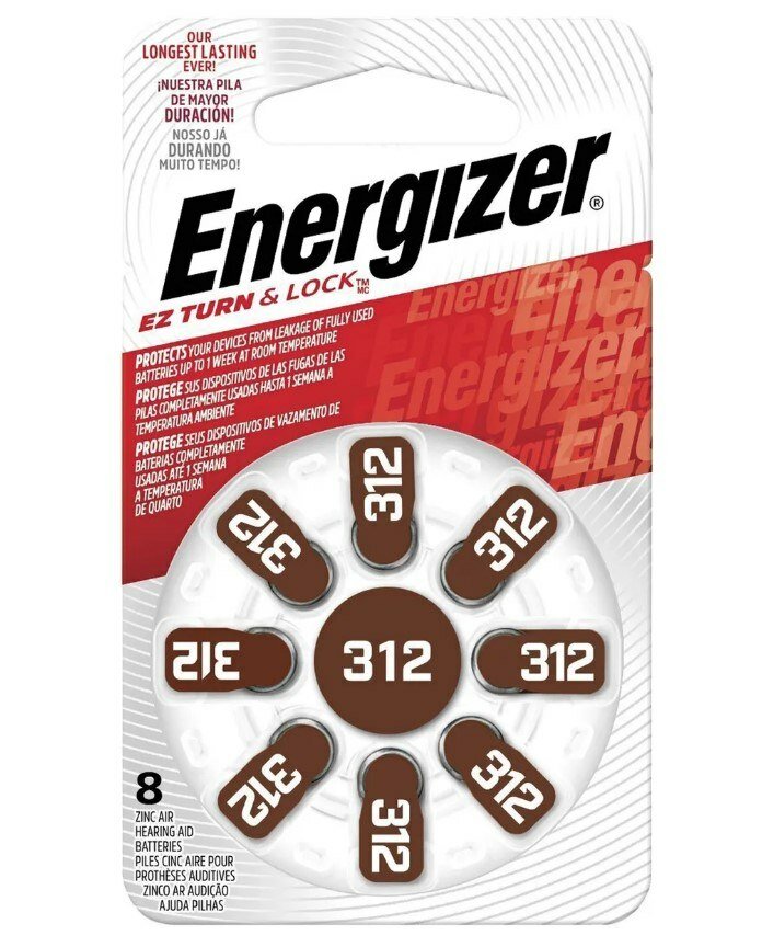 Батарейка Energizer ZA-312