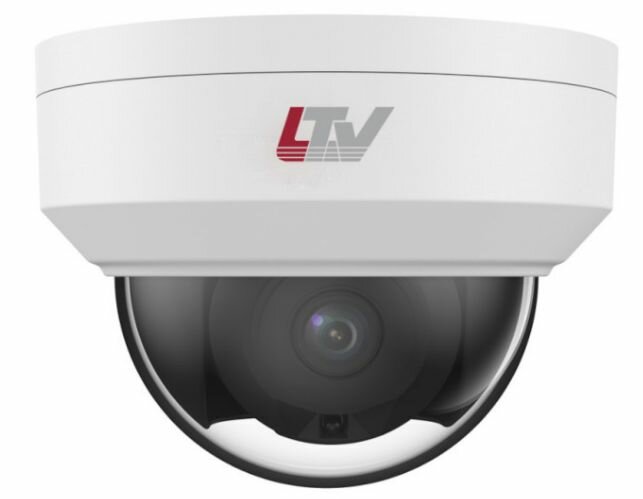 Видеокамера IP LTV-1CND20-F40 уличная купольная объектив FIX 4.0 2 Мп ИК 30 м