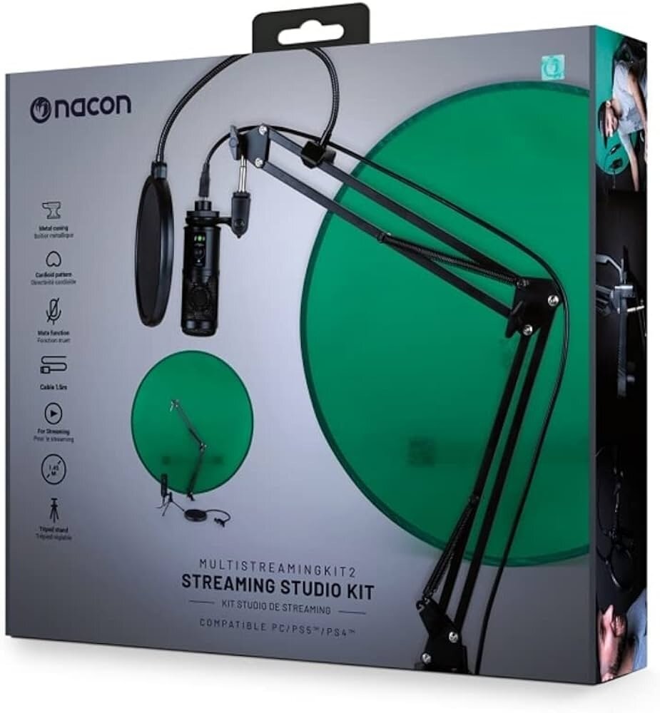 Nacon Streaming Studio Kit-2 for PS-5/PS-4/PC SKU-1180303 (Стриминговый набор)