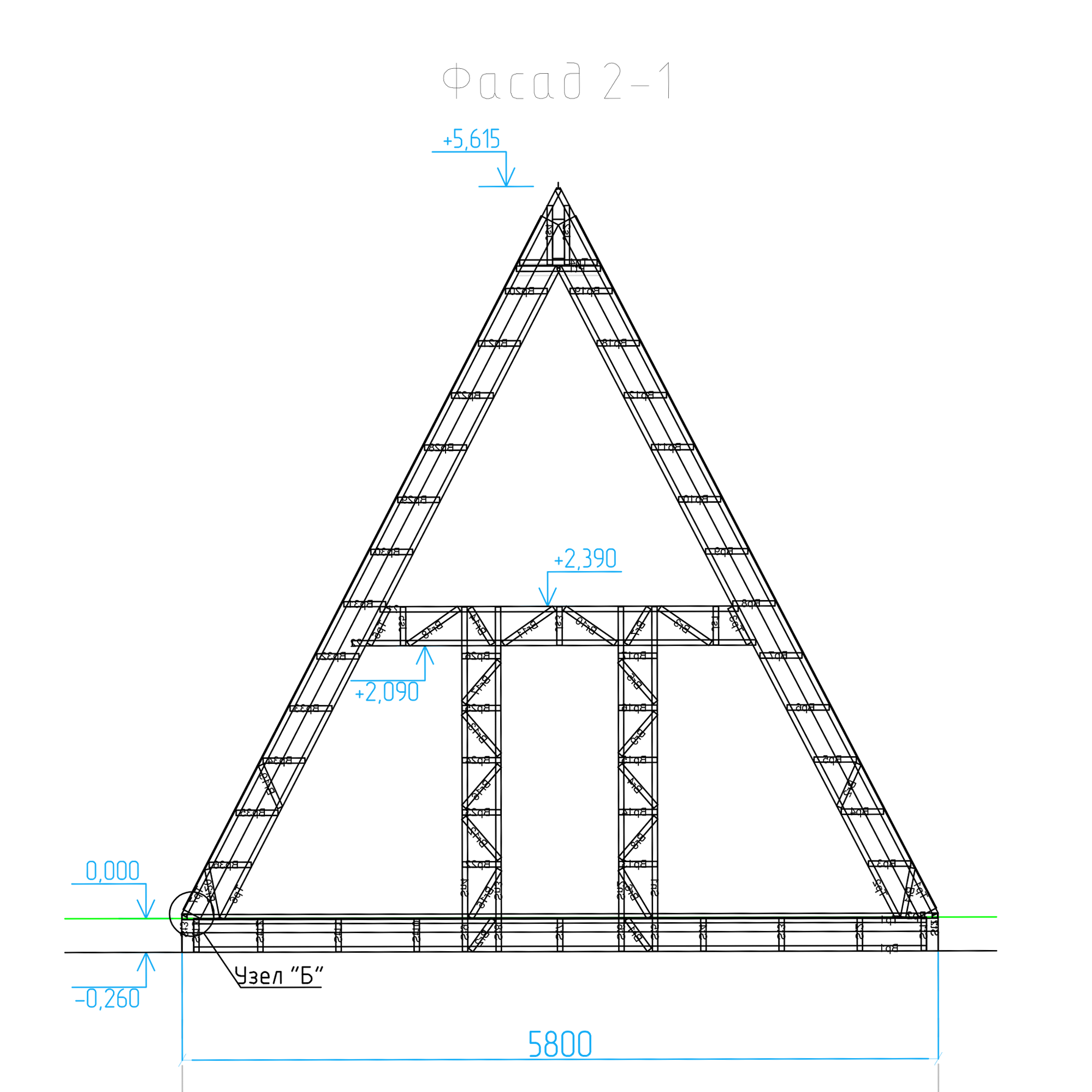 Каркас лстк A-Frame.Сборно-разборная конструкция А-Фрейм. - фотография № 1