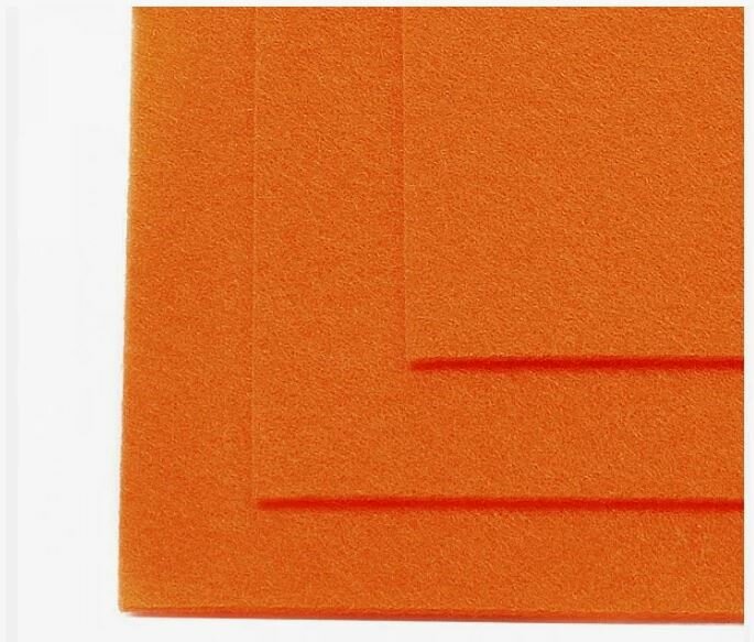 RicoDesign Фетр листовой 3мм 30х45см Оранжевый