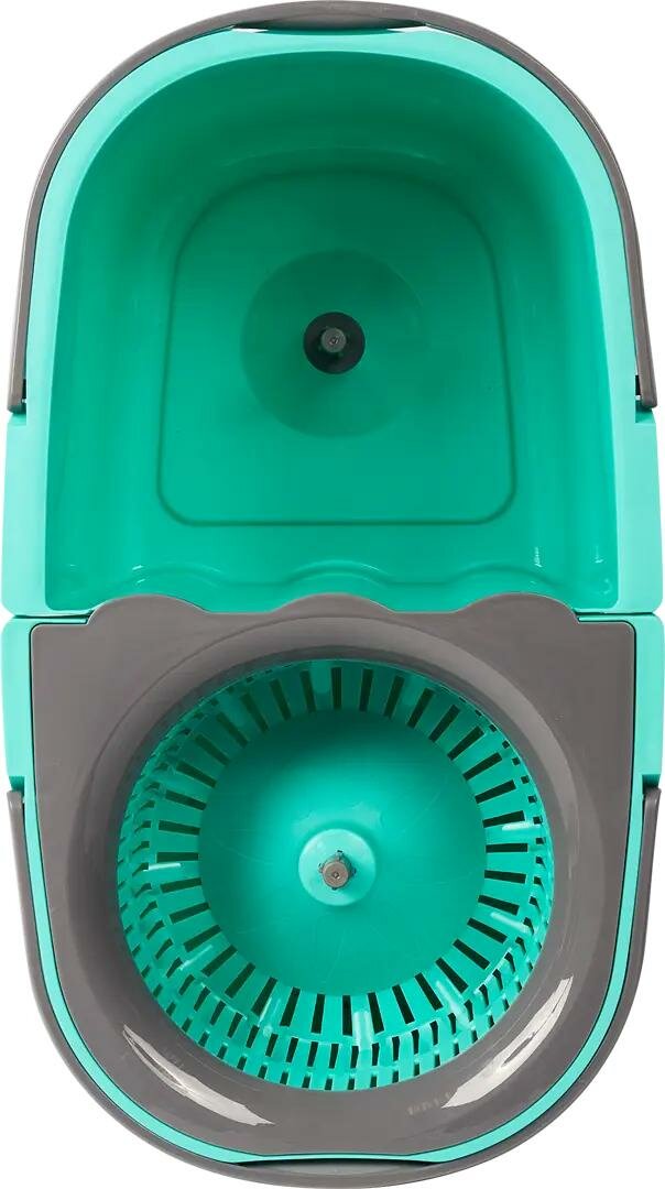 фото Набор для уборки швабра с ведром Hitt Supreme Twin с бесконтактным отжимом цвет бирюзовый