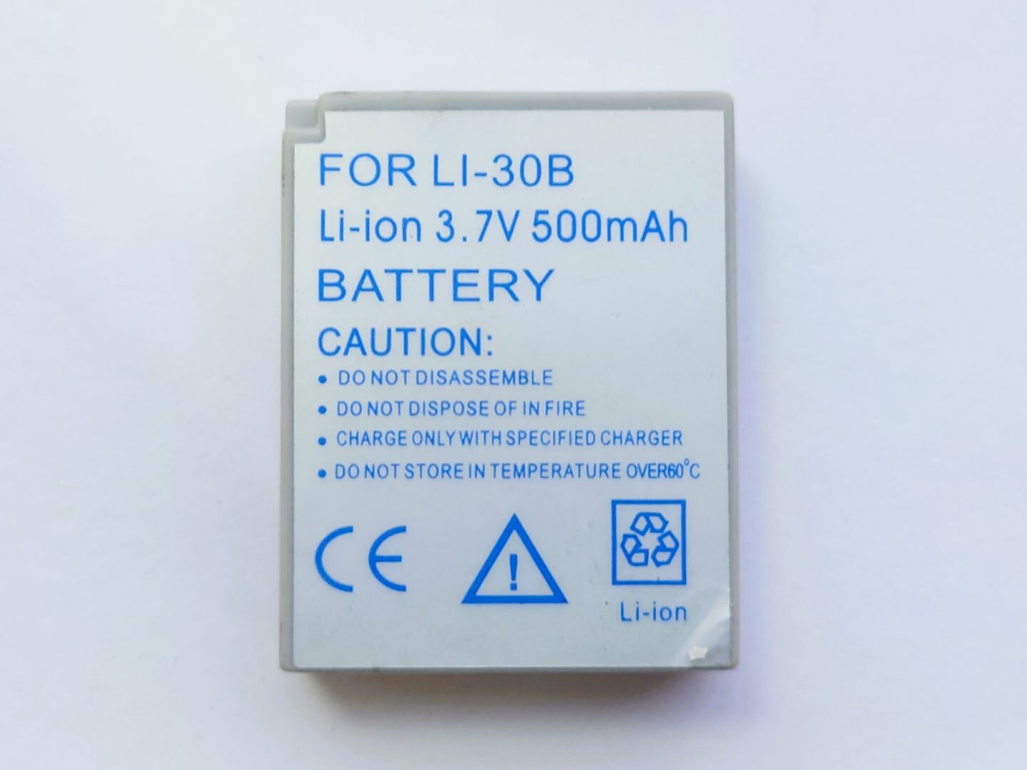 Аккумулятор для фото Olimpus LI-30B mju-mini digital 500 mAh