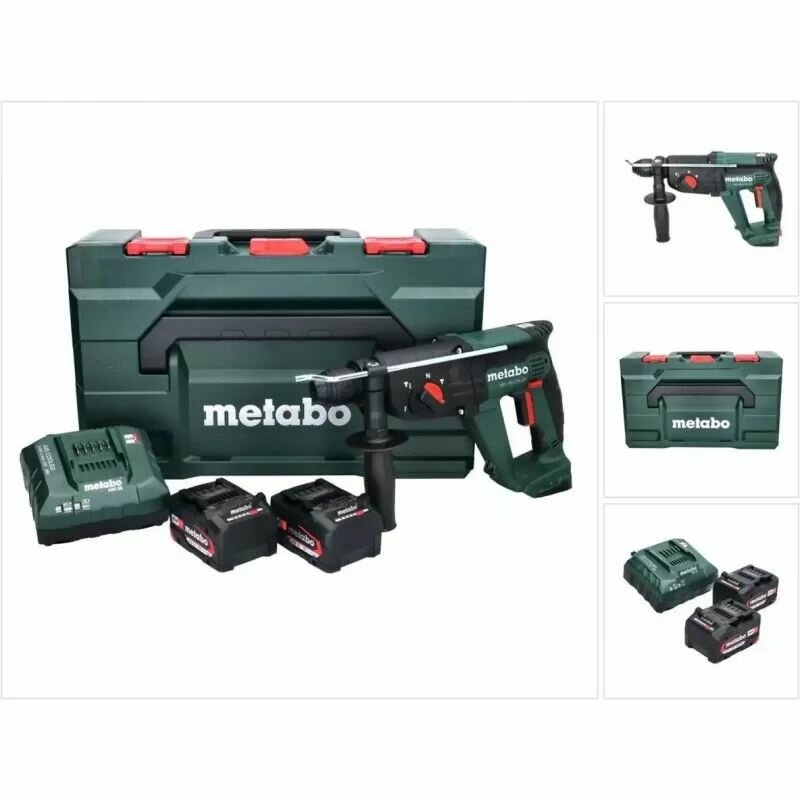 Аккумуляторный перфоратор Metabo KH 18 LTX BL 24 2x4.0 ASC55 601712510