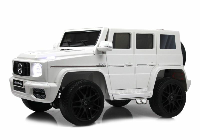 Другие электромобили Rivertoys Детский электромобиль Mercedes-Benz G65 (E111EE) белый