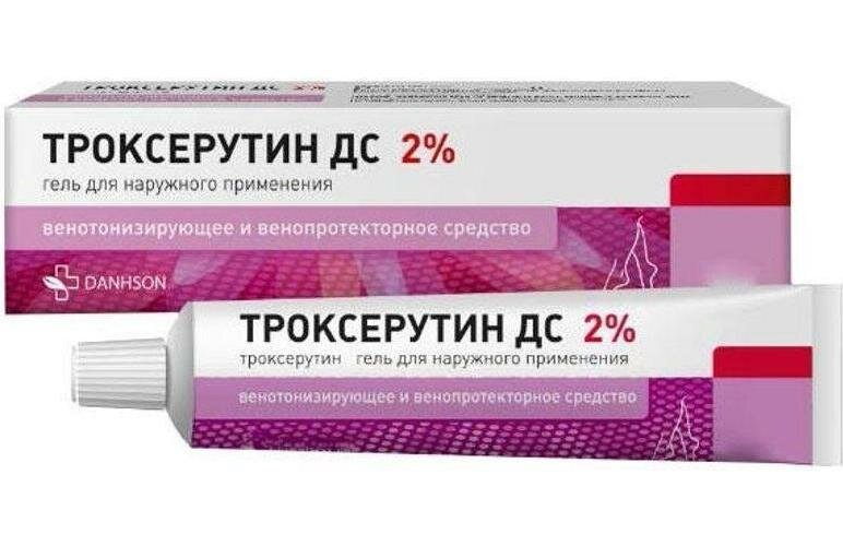 Троксерутин ДС, гель 2%, 30 г