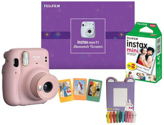Фотоаппарат моментальной печати Fujifilm Instax MINI 11 Moments Forever Kit, дымчатая роза