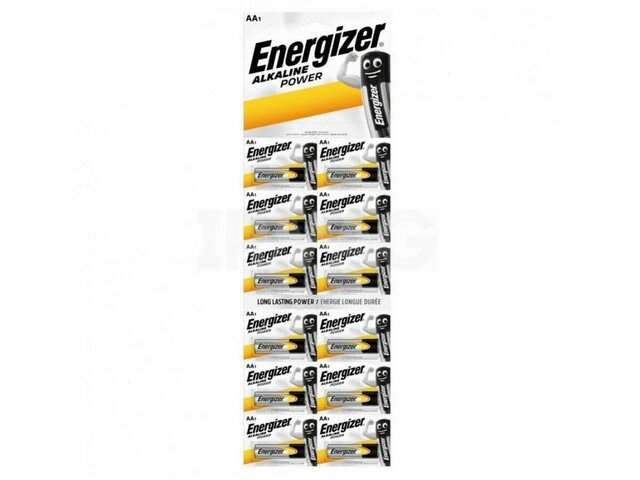 Батарейка Energizer Power Alkaline AA LR06 (блистер 12 шт. цена за 1 шт.) Отрывные по 1шт. E302283300